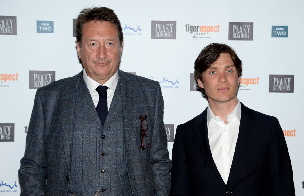 Steven Knight and Cillian Murphy