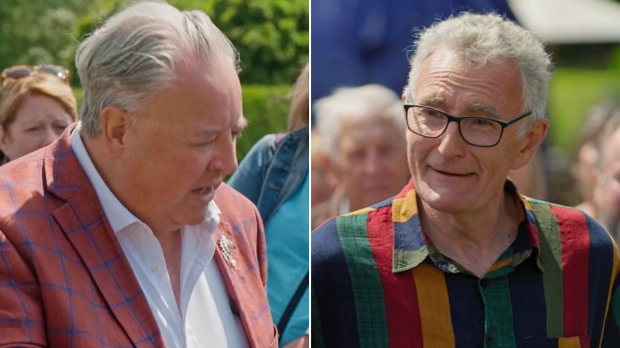 Steven Moore and Antiques Roadshow guest