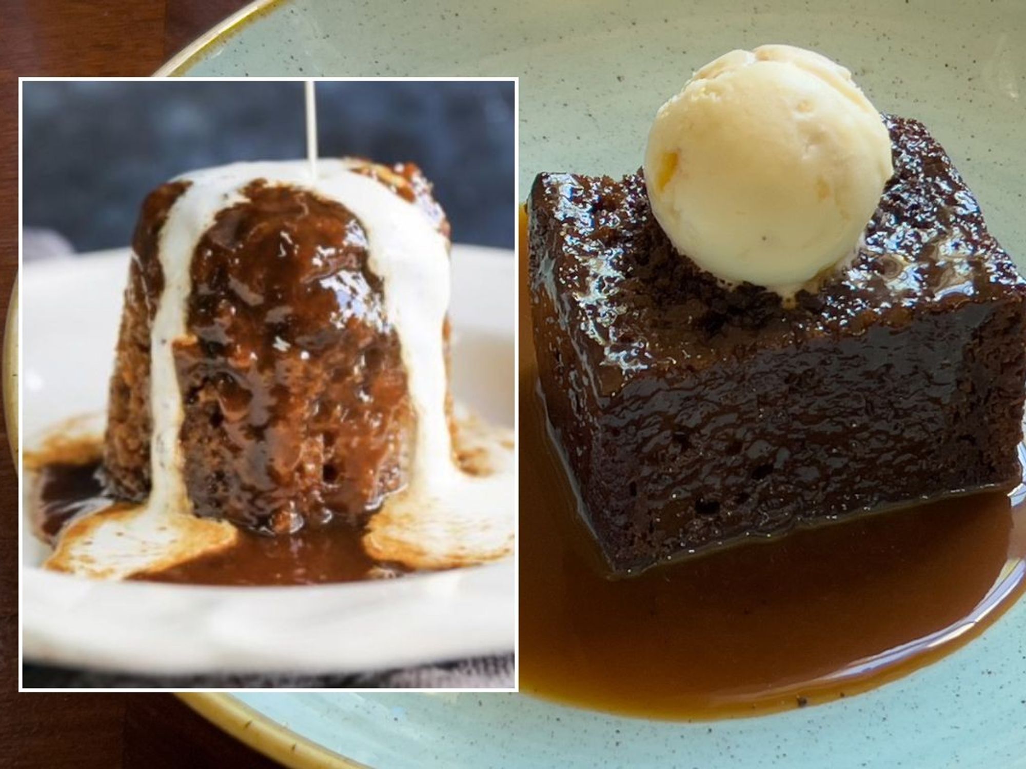 Sticky toffee puddings