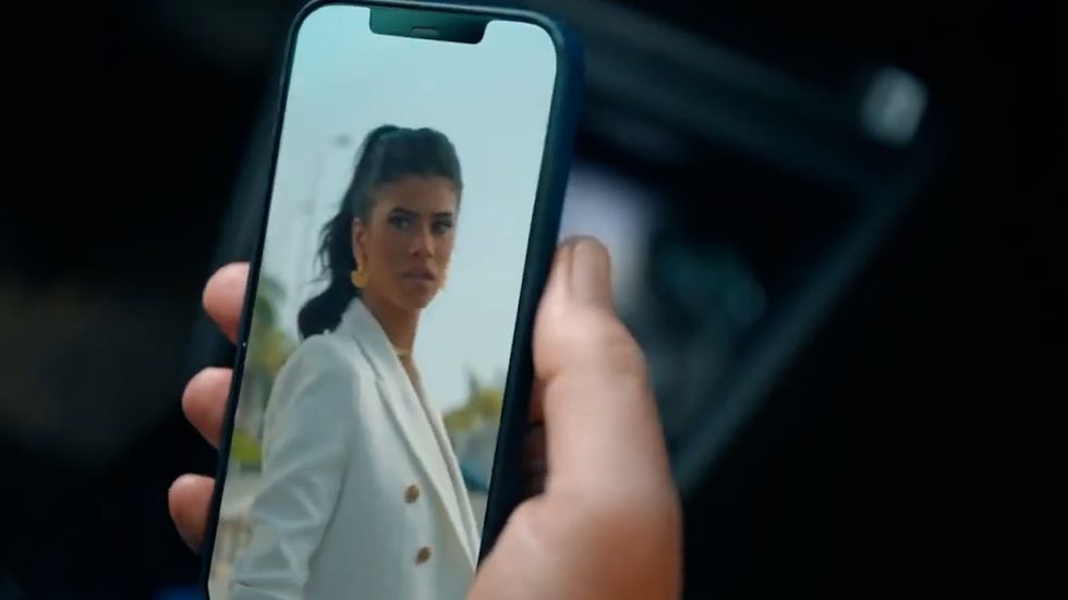 Still image from the advert