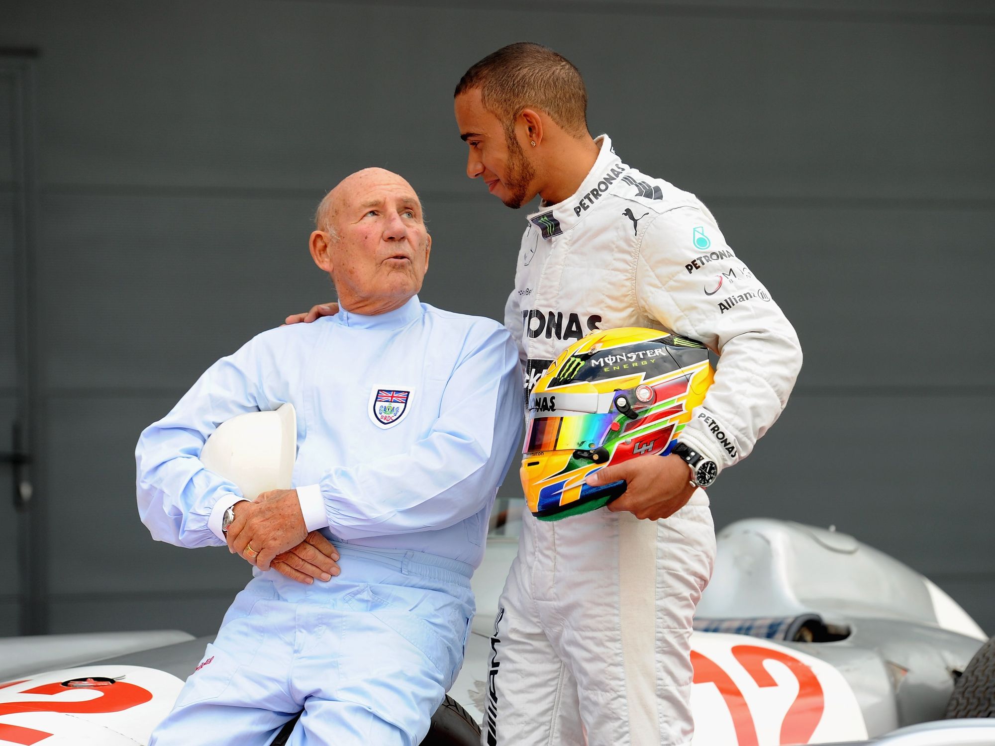 Stirling Moss (left)