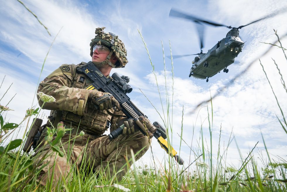 Stock image of a solider