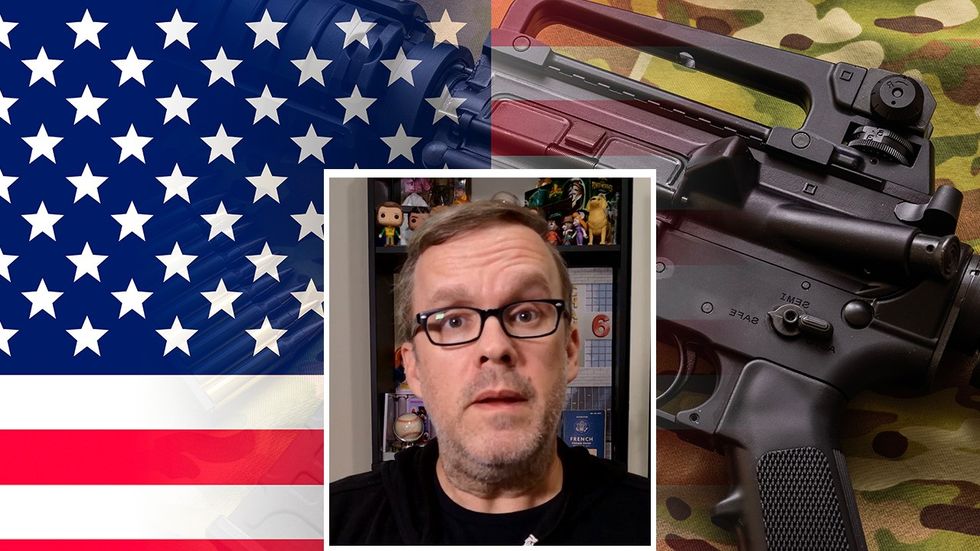 Stock image of America and Tim Young