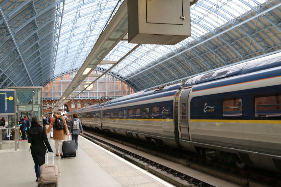 Stock image of Eurostar train