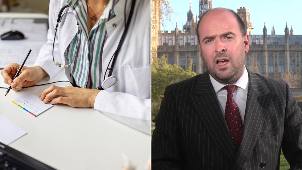 Stock image of GP, Richard Holden