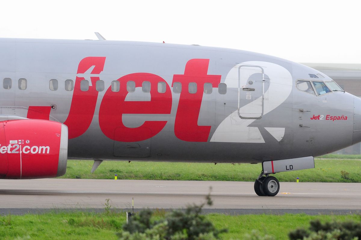 Stock image of Jet2 plane