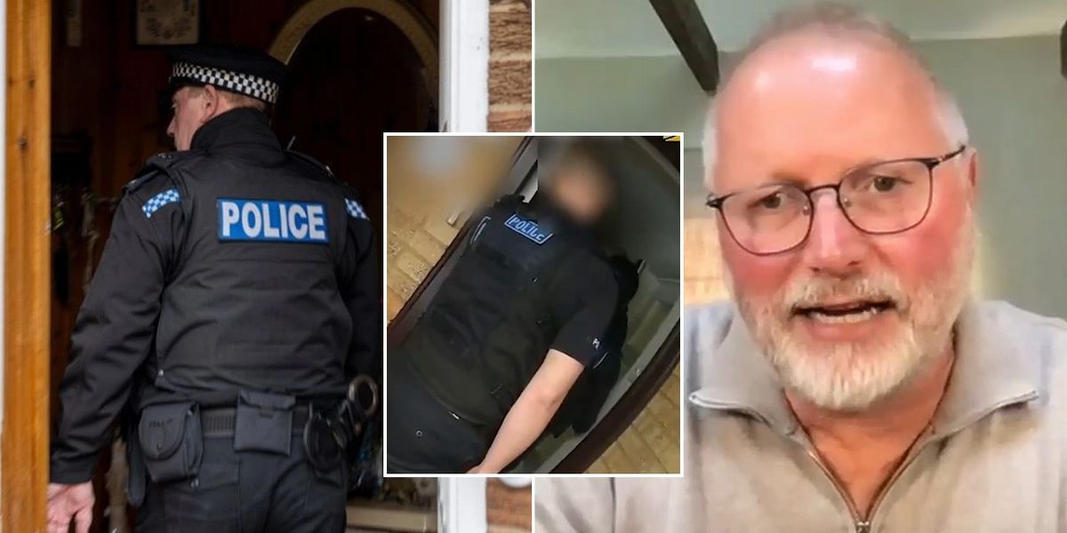 NextImg:'It's burglary!' Kent Police spark outrage after 'un-British' raid on pensioner over social media post: 'Entirely unlawful'