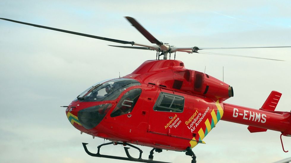 Stock image of the Air Ambulance