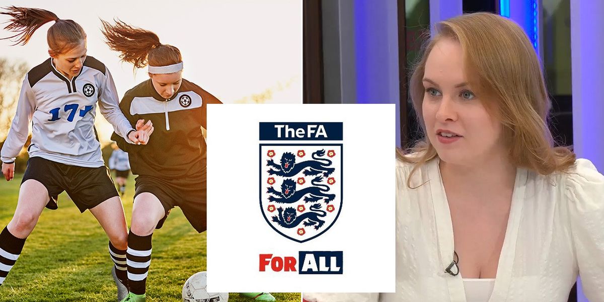 NextImg:Football Association sparks outrage after REFUSING outright ban on trans players: 'Eroding women's sport!'