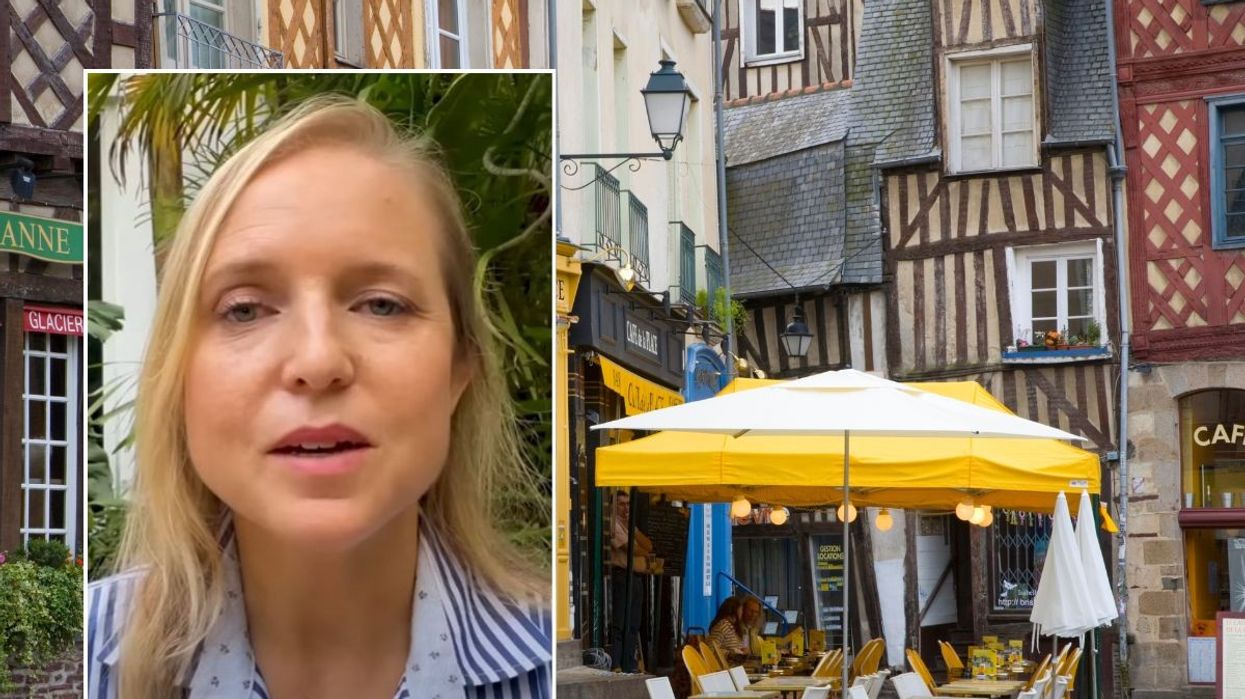 stock images of Rennes and expat and Kristin headshot