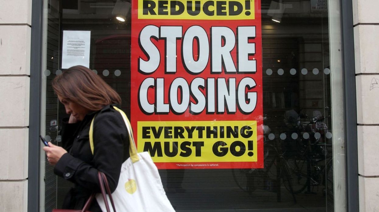 Stock picture of closed store