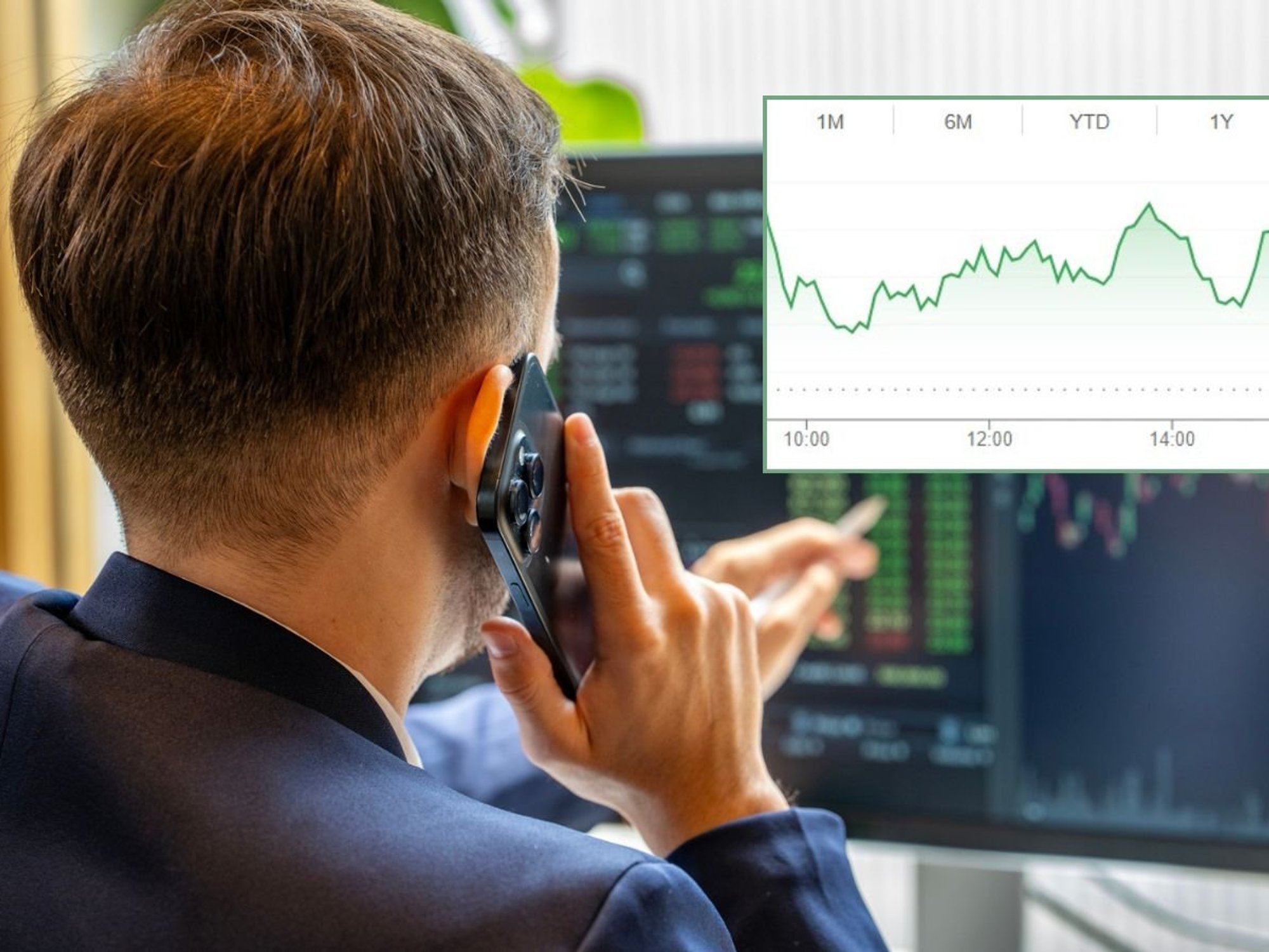 Stock trader and Ftse 100