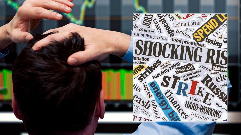 Stock trader and headlines