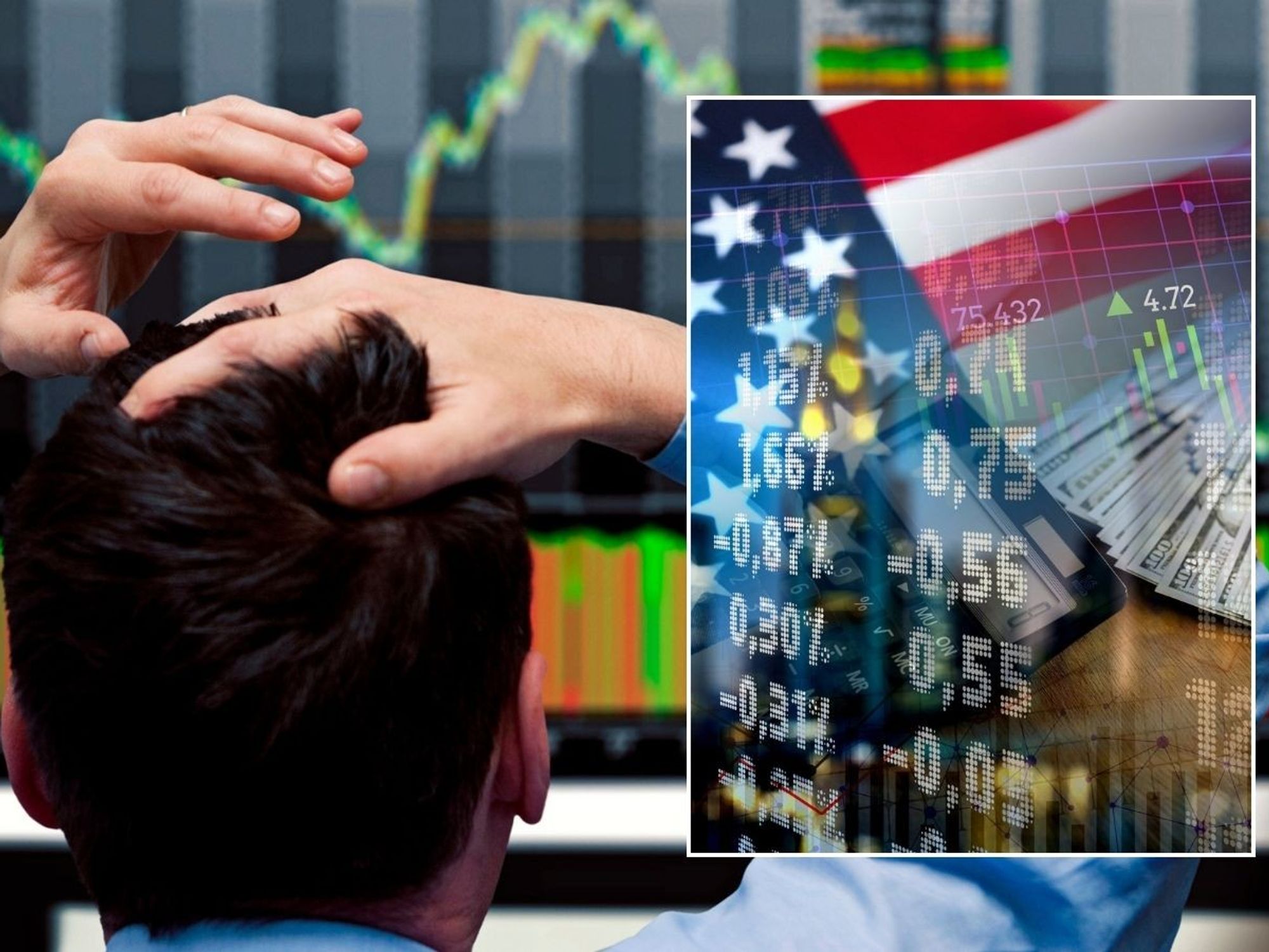 Stock trader and US economy