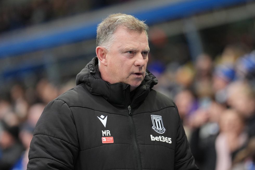 Stoke City boss Mark Robins has emerged as an early frontrunner for the vacancy