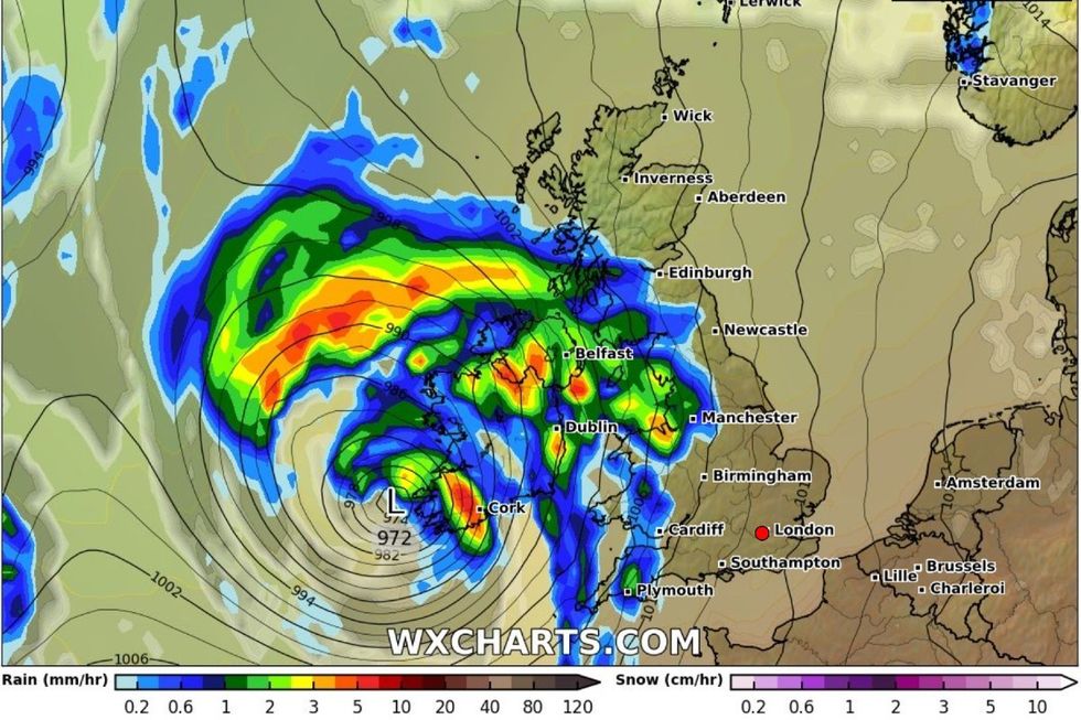 Storm Agnes - WX Charts