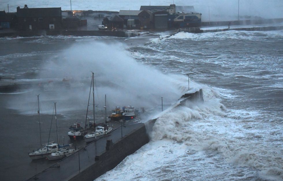 Storm Babet battering the UK