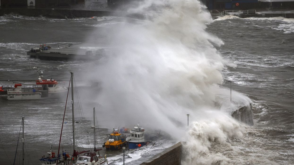 Storm Babet strikes Stonehaven