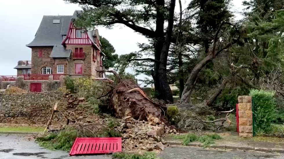 Storm Ciaran in France