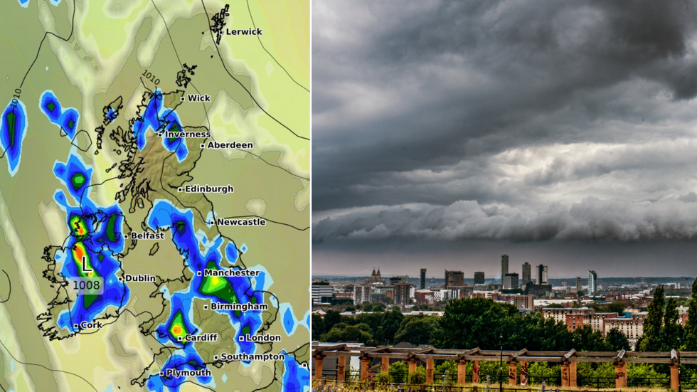 Storm map/Storm over Liverpool