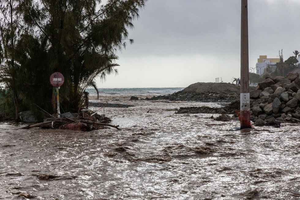 Storm Therese in Canary Islands