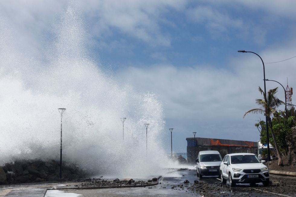 Storm Therese in Canary Islands