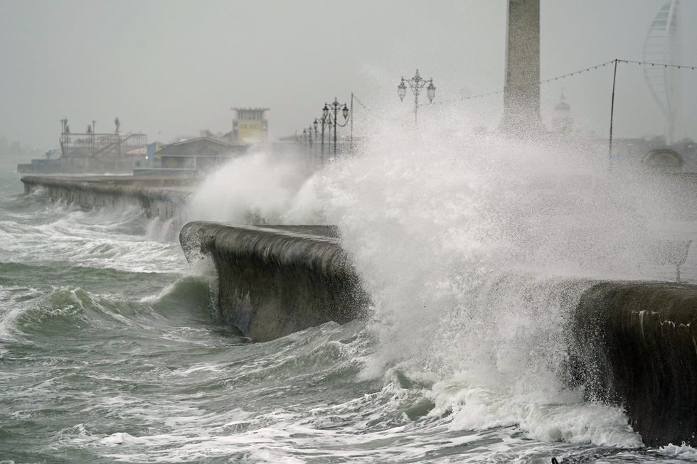 Storm waves