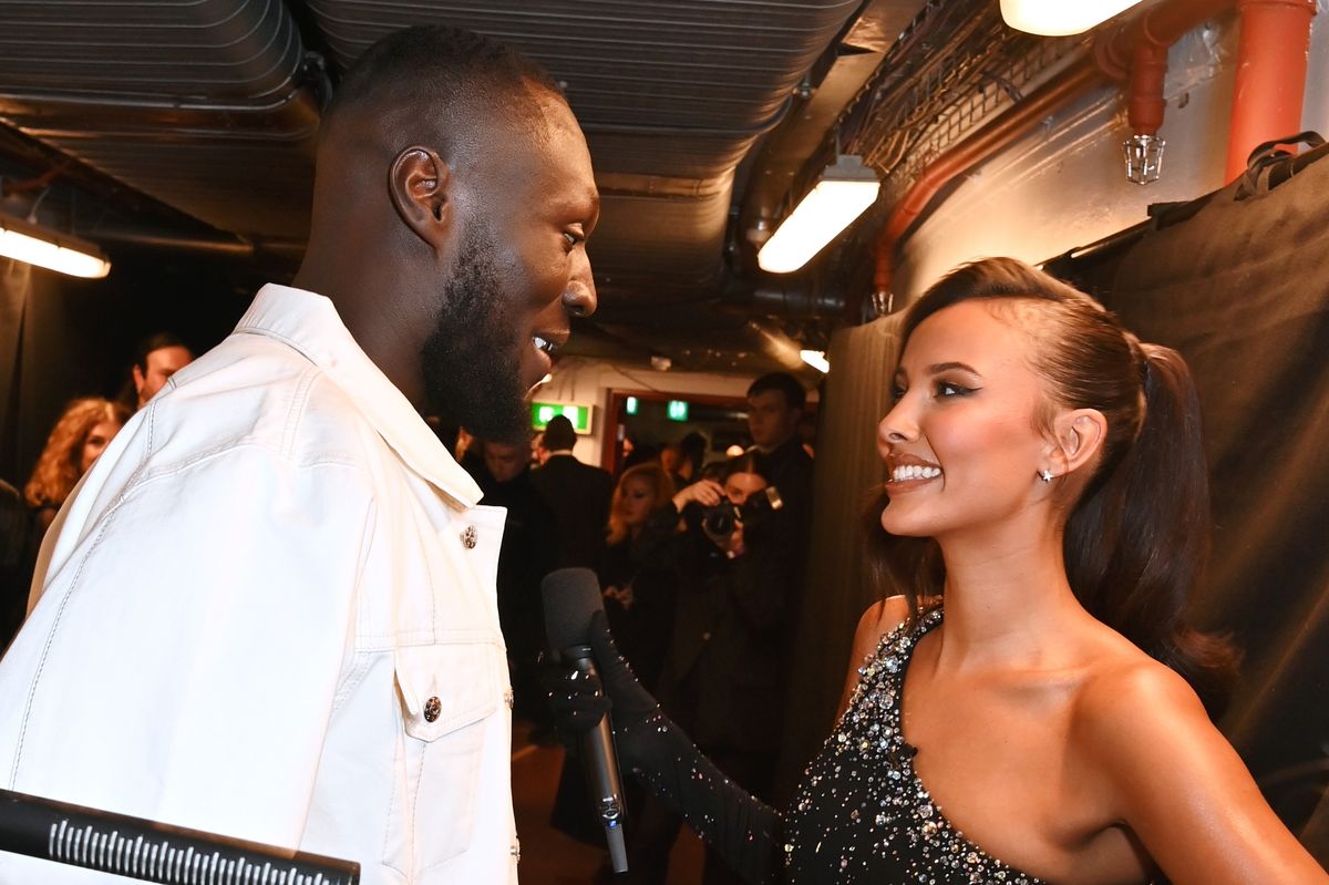 Stormzy and Maya Jama