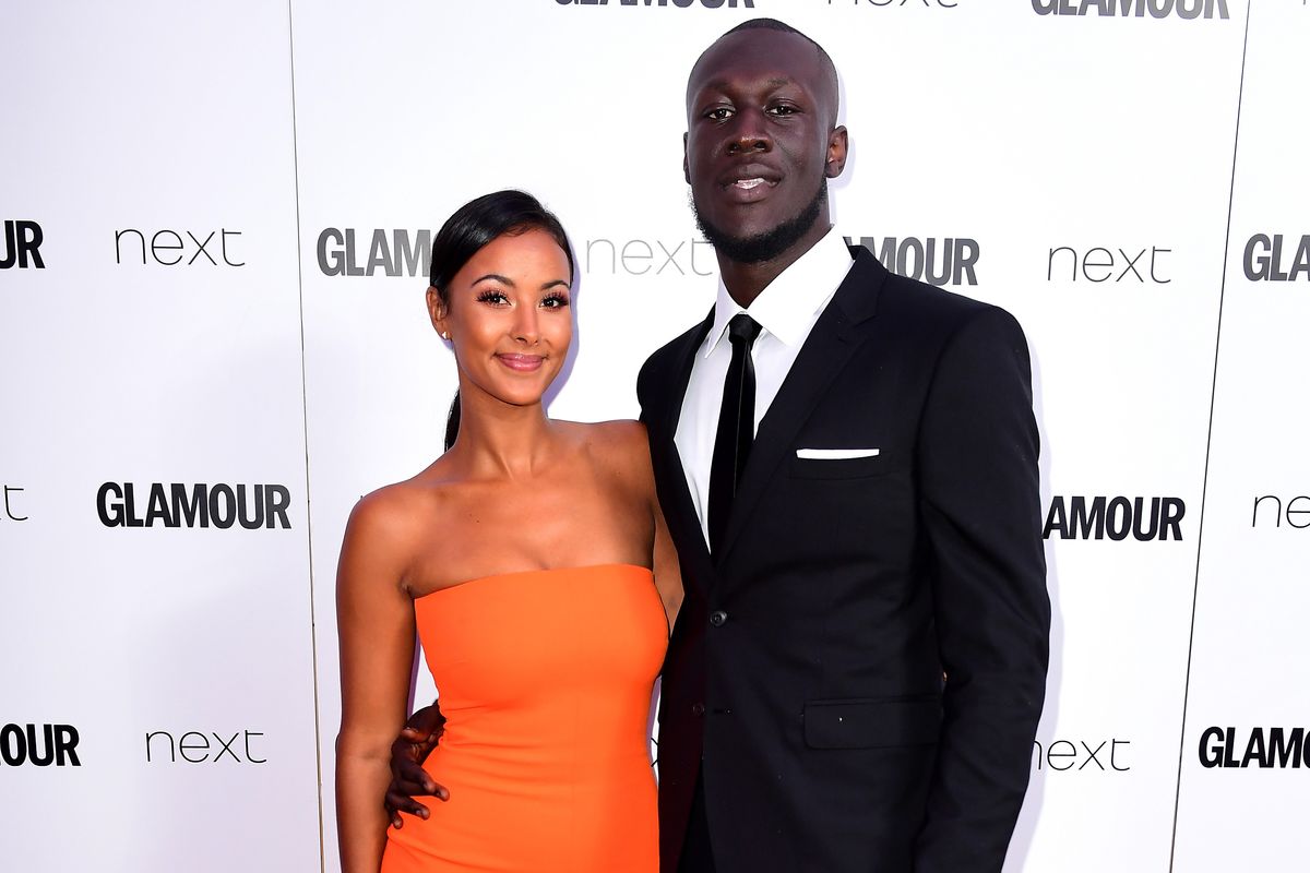 Stormzy and Maya Jama