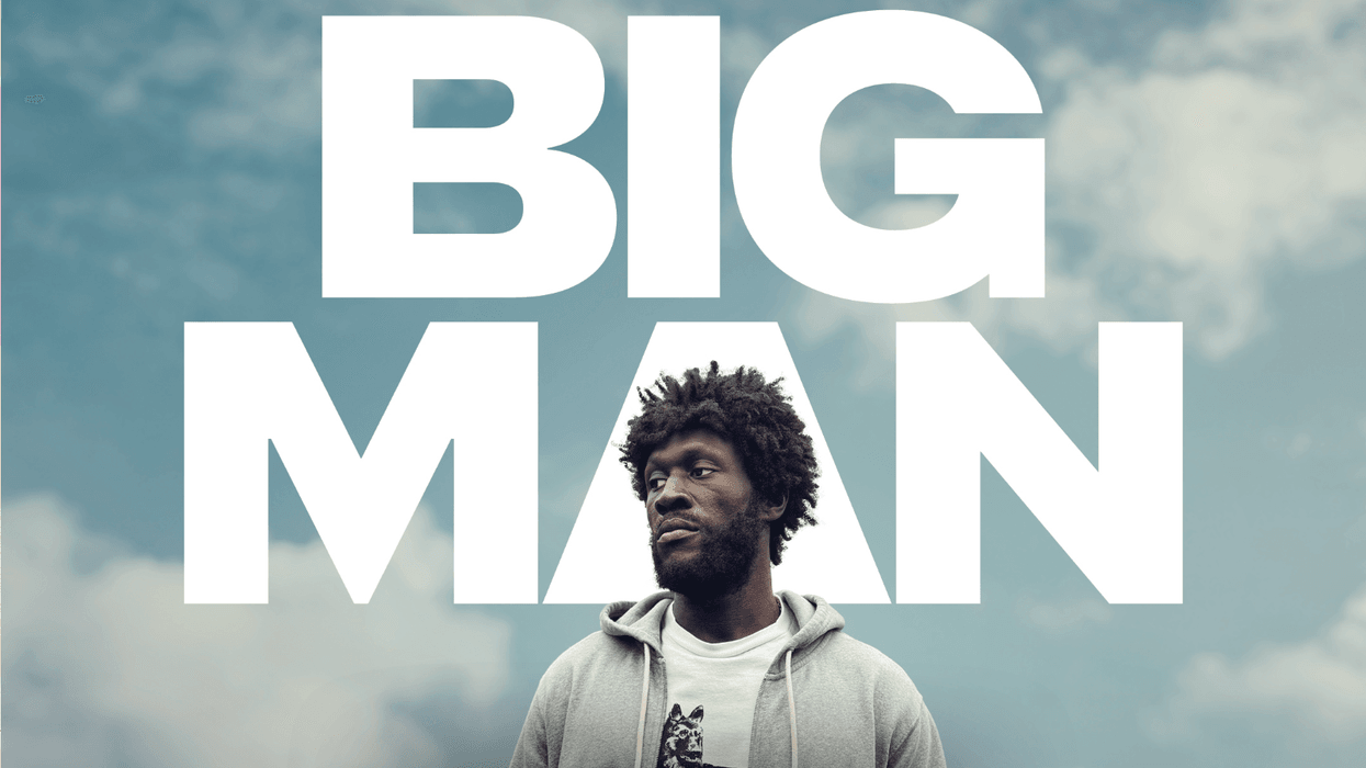 stormzy on the poster for big man film