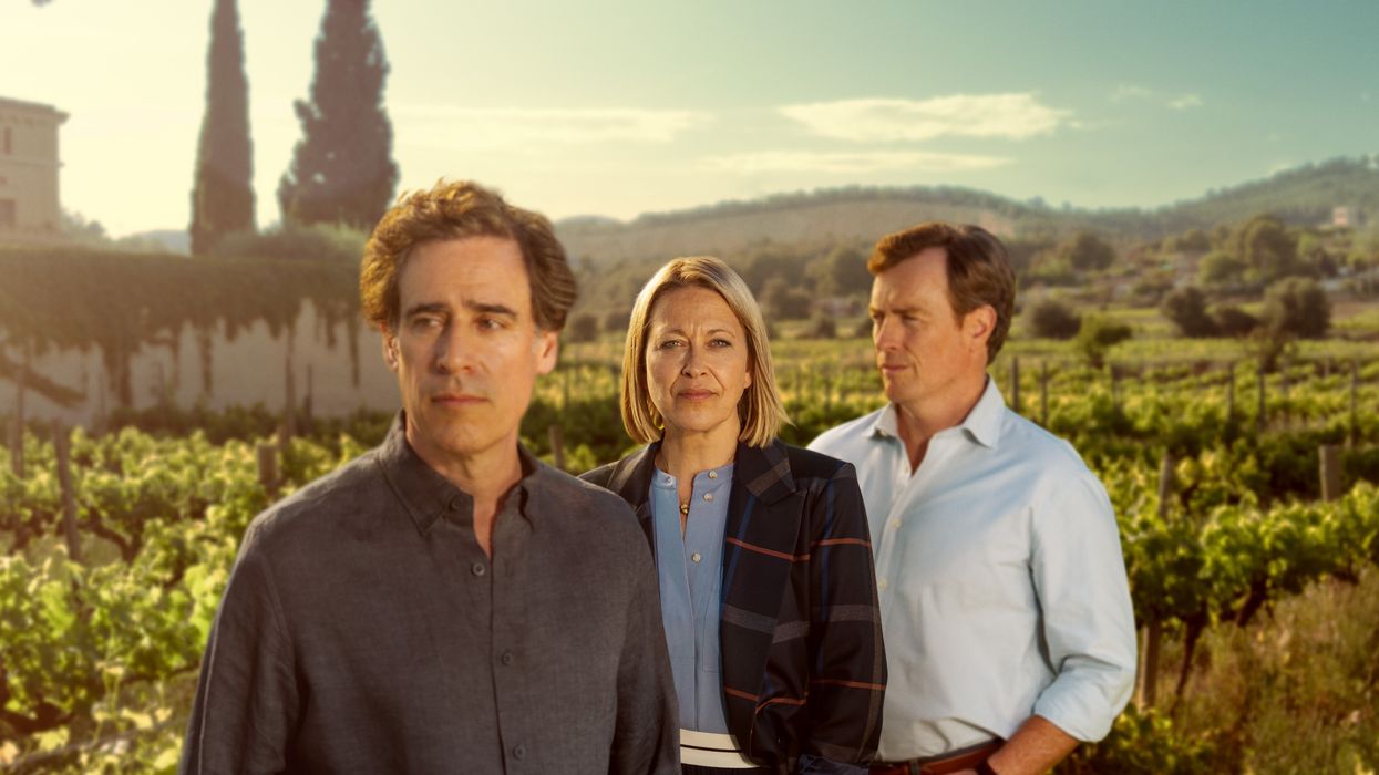 Stpehen Mangan, Nicola Walker and Toby Stephens
