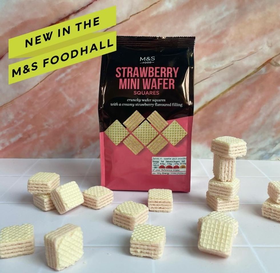 Strawberry Mini Wafer Squares