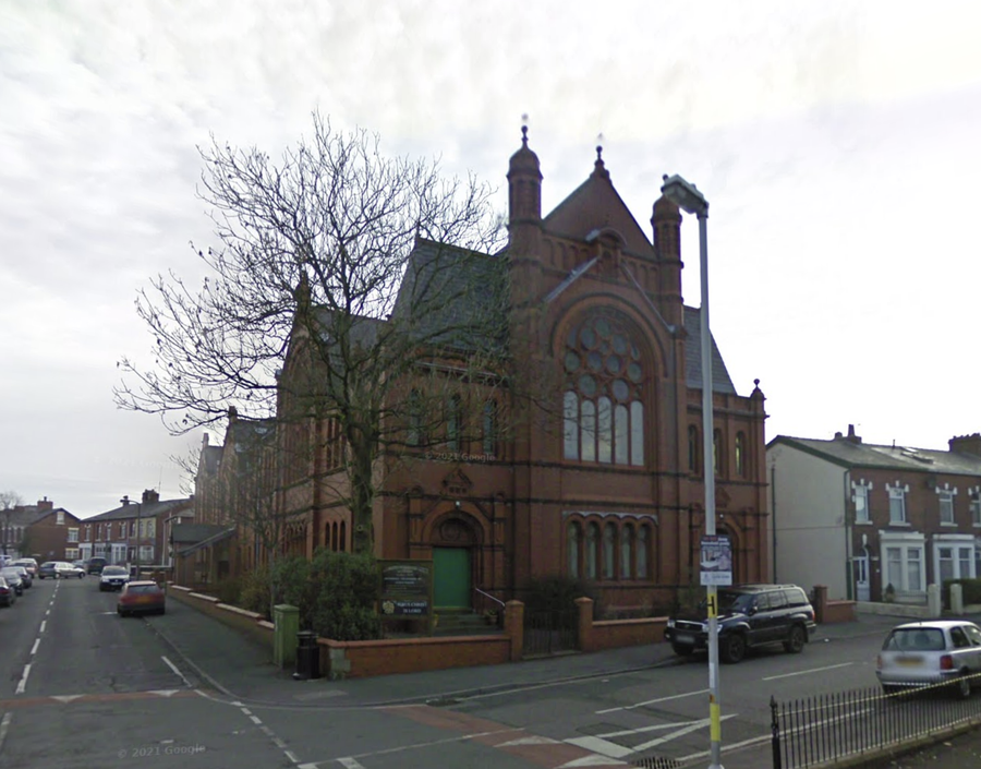 Street view image of the church in 2009