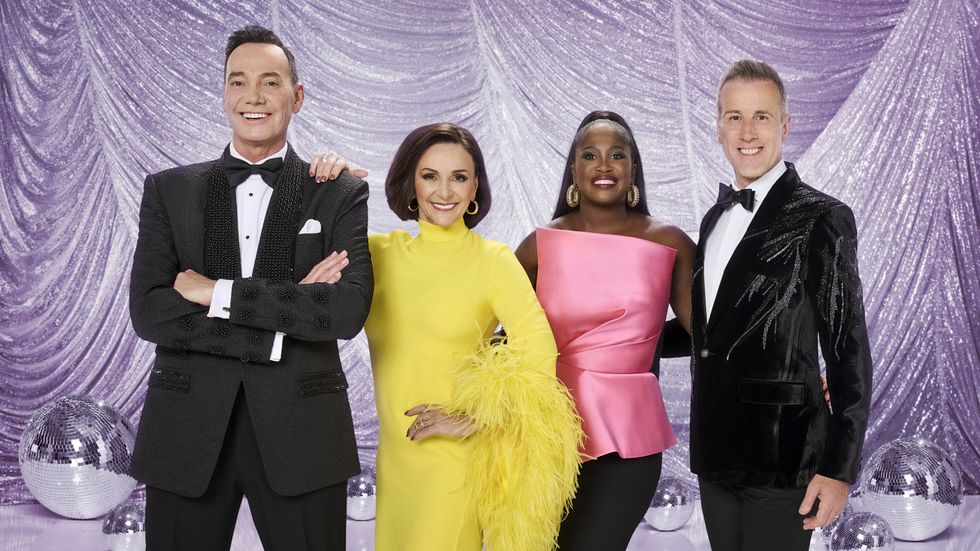 Strictly judges Craig Revel Horwood, Shirley Ballas, Motsi Mabuse and Anton Due Beke