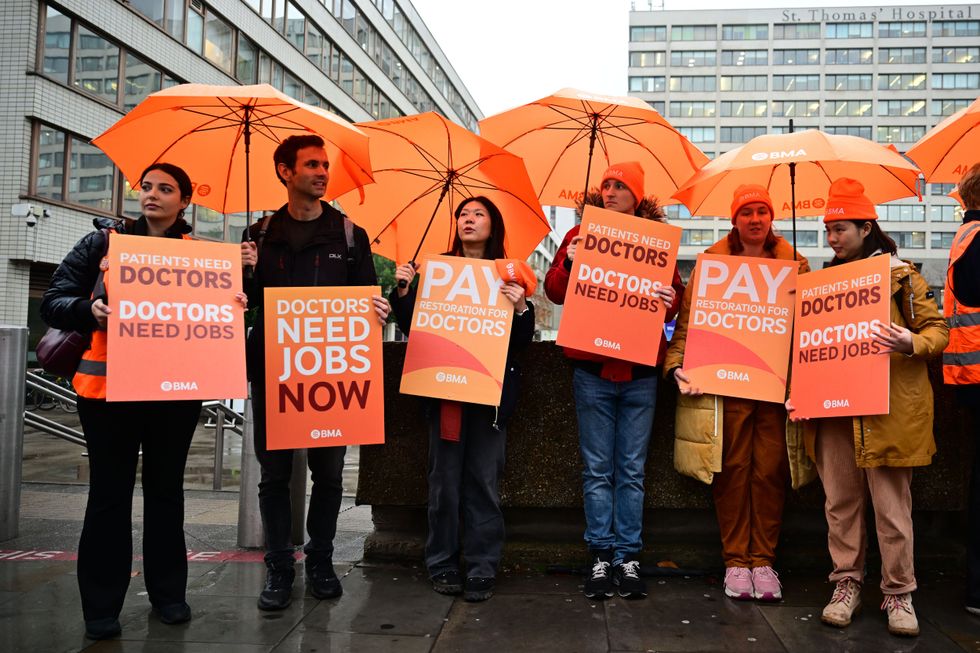 Striking BMA junior doctors