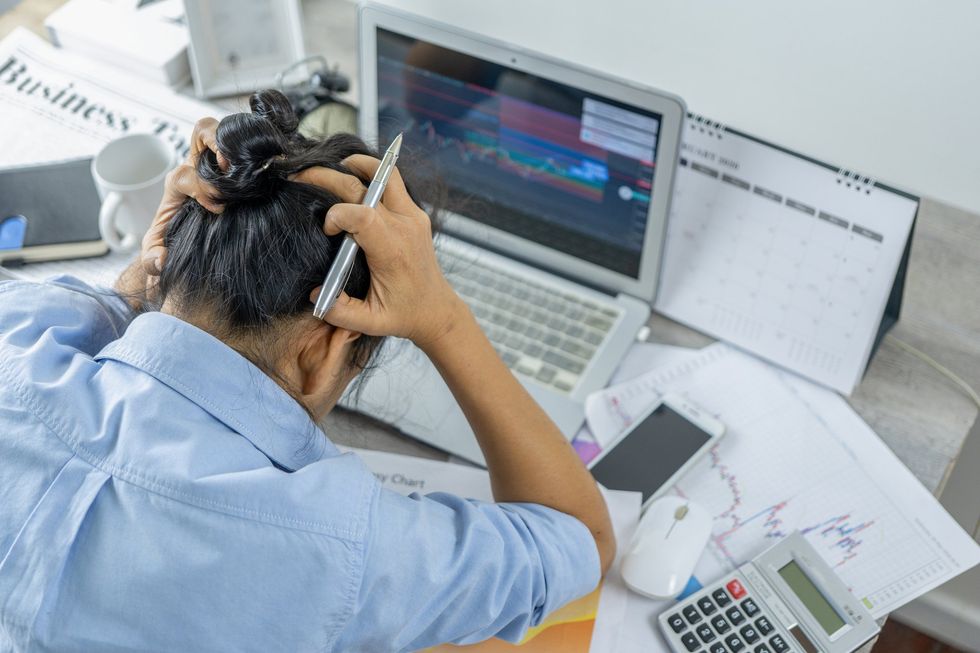 Struggling business owner