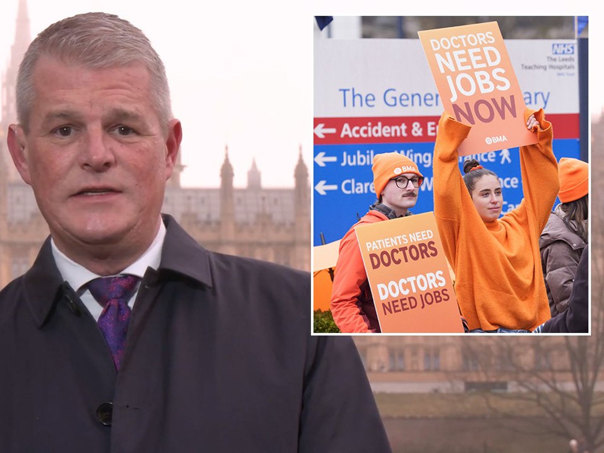 Stuart Andrew, doctor strike