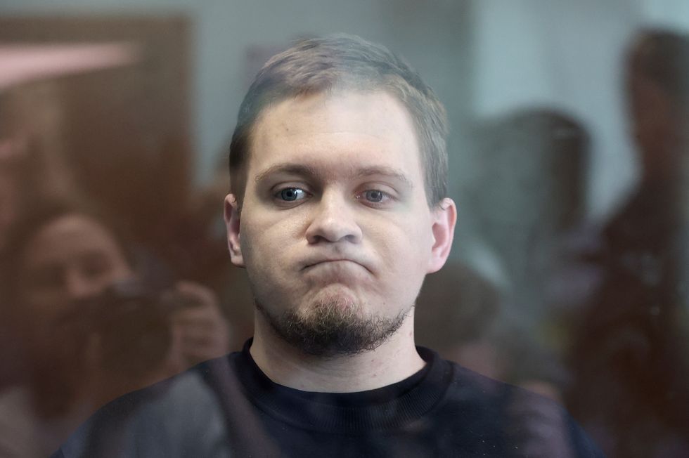 Student Dmitry Ivanov standing in court