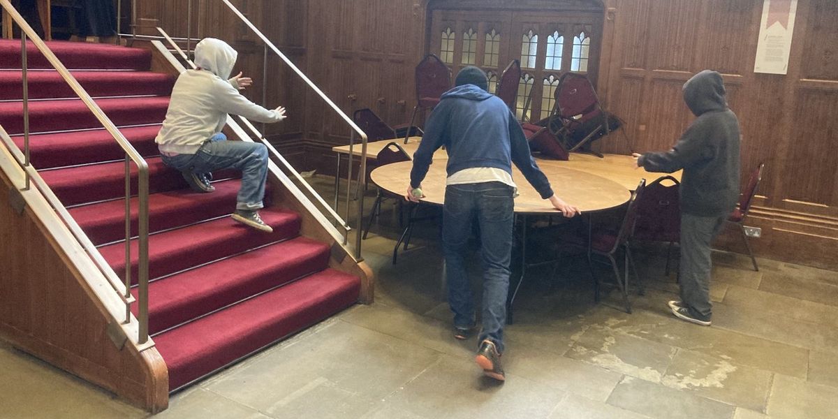 NextImg:Pro-Palestine Bristol university students barrIcade campus building
