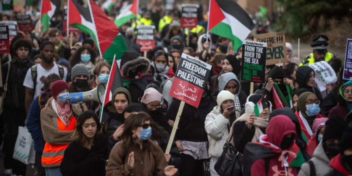 NextImg:'Disgusting' pro-Palestine protests to strike UK universities on two-year anniversary of October 7 Hamas attacks