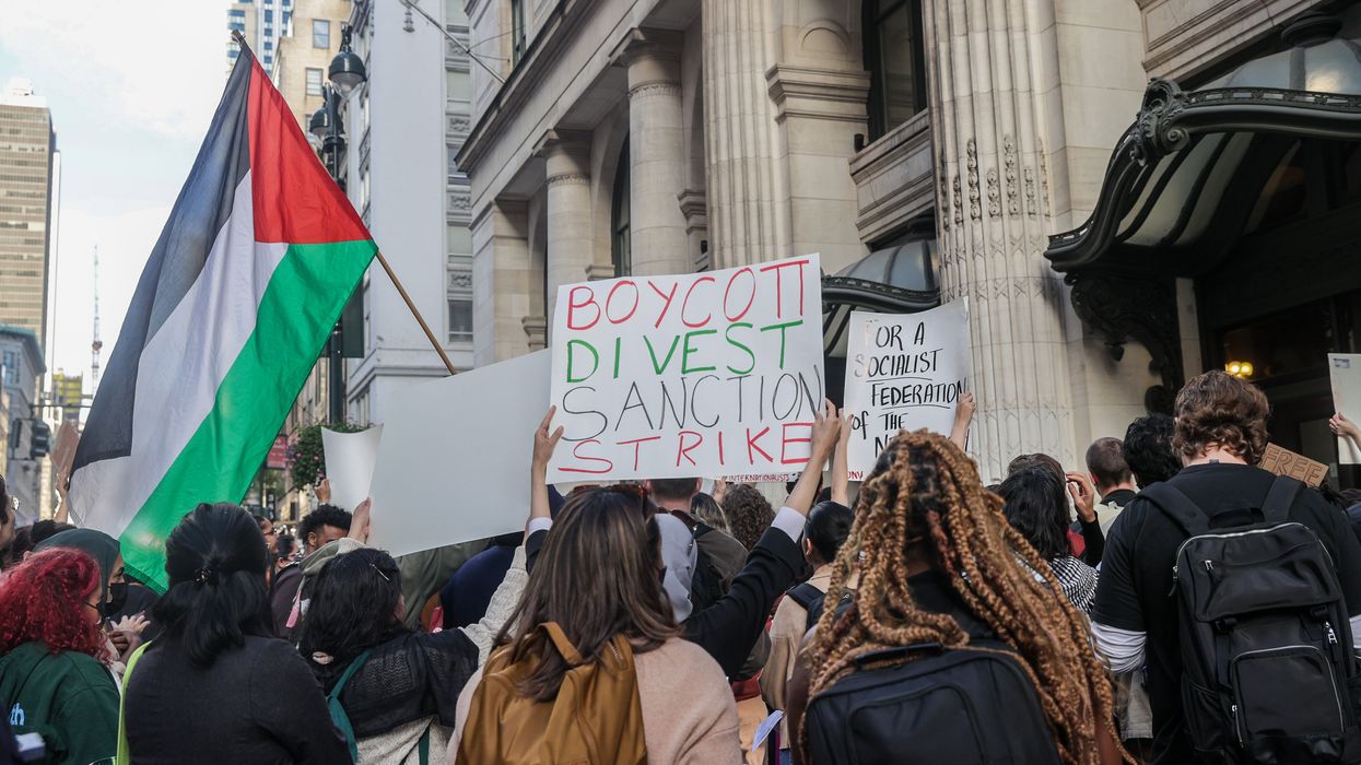 Students from campuses across the United States took part in a national student walkout in support of Palestinians
