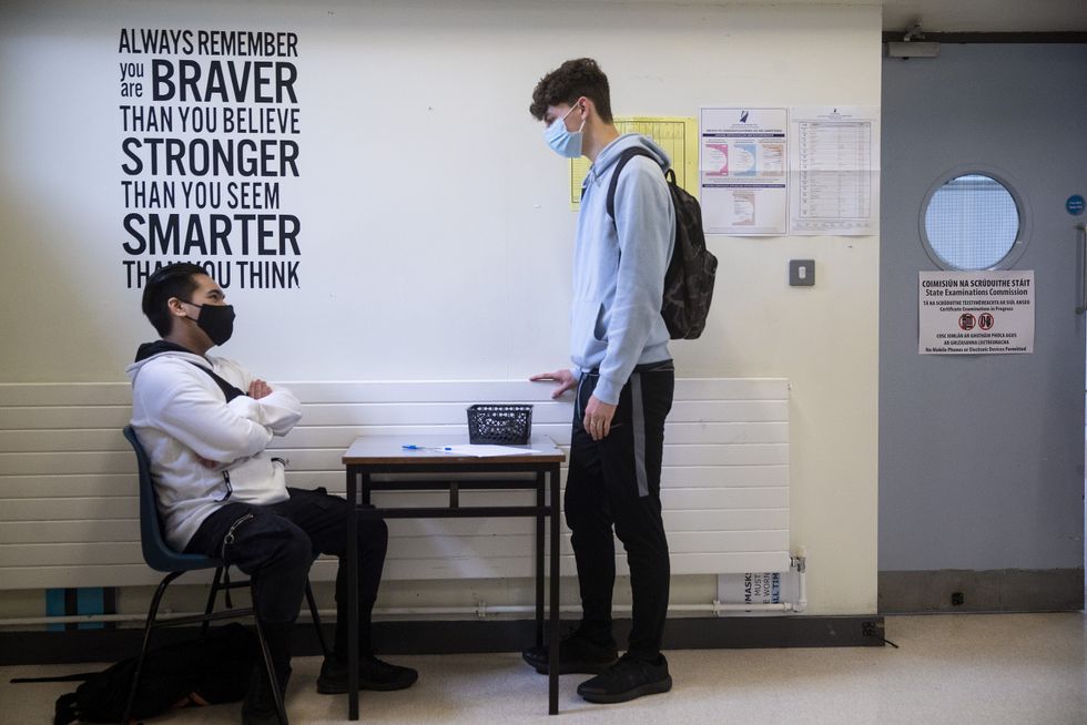 Students have had to study under Covid conditions.