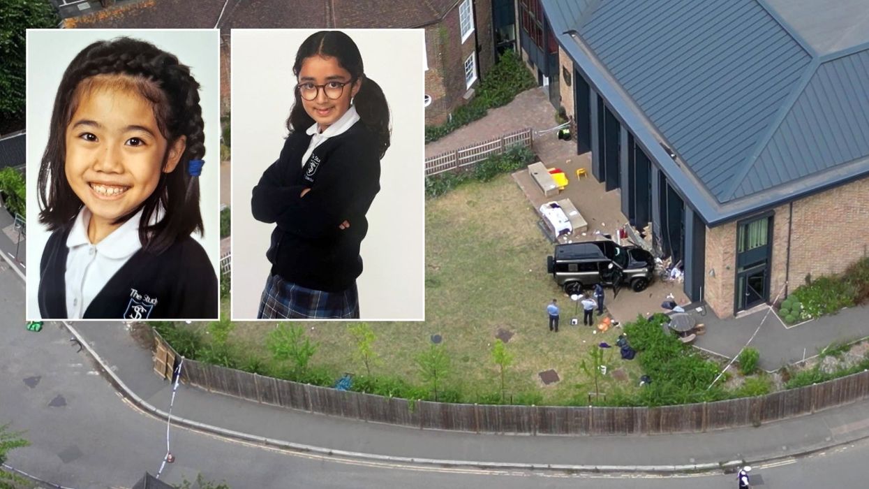 Students Nuria Sajjad and Selena Lau