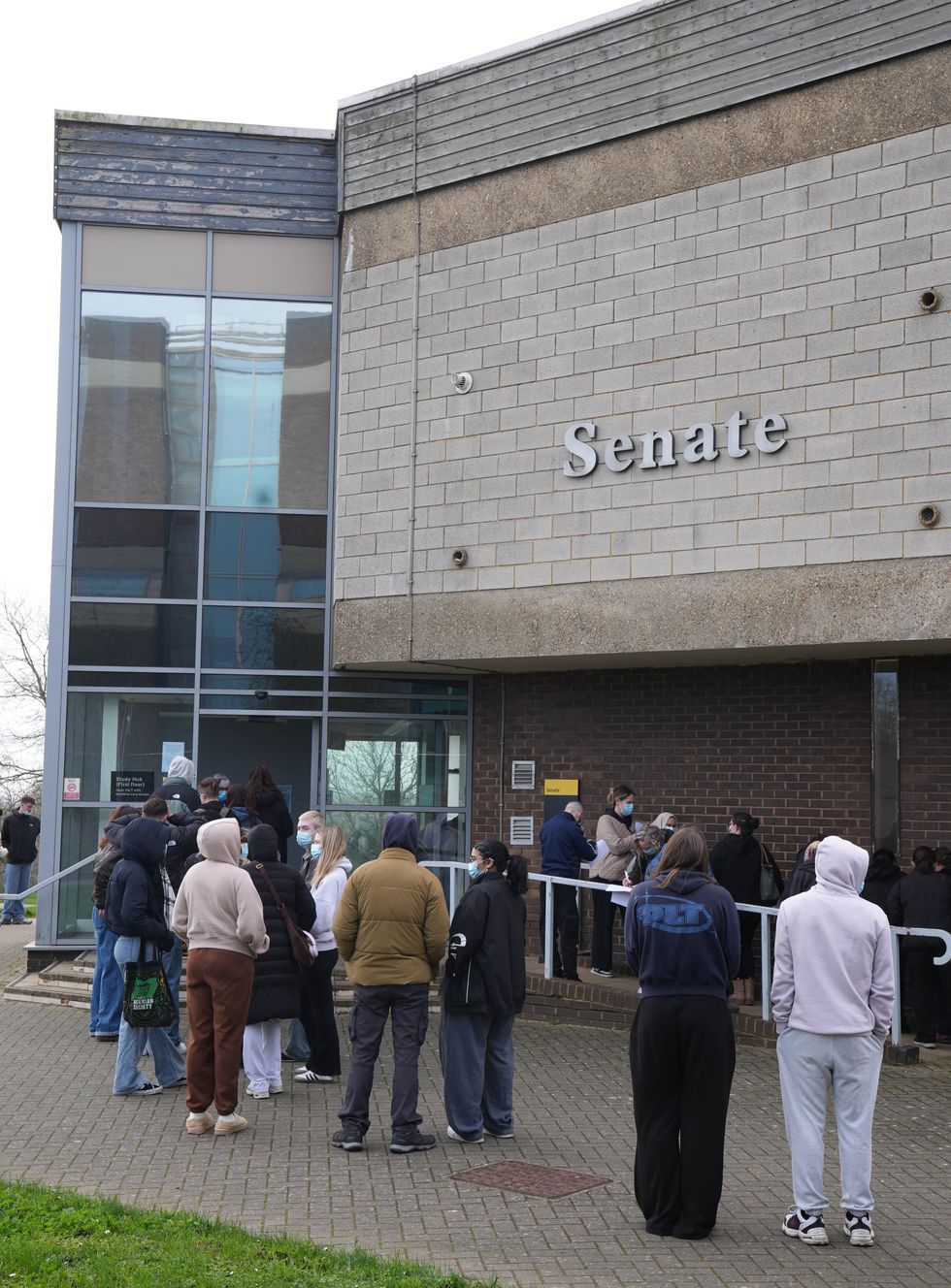Students receive antibiotics from the University of Kent