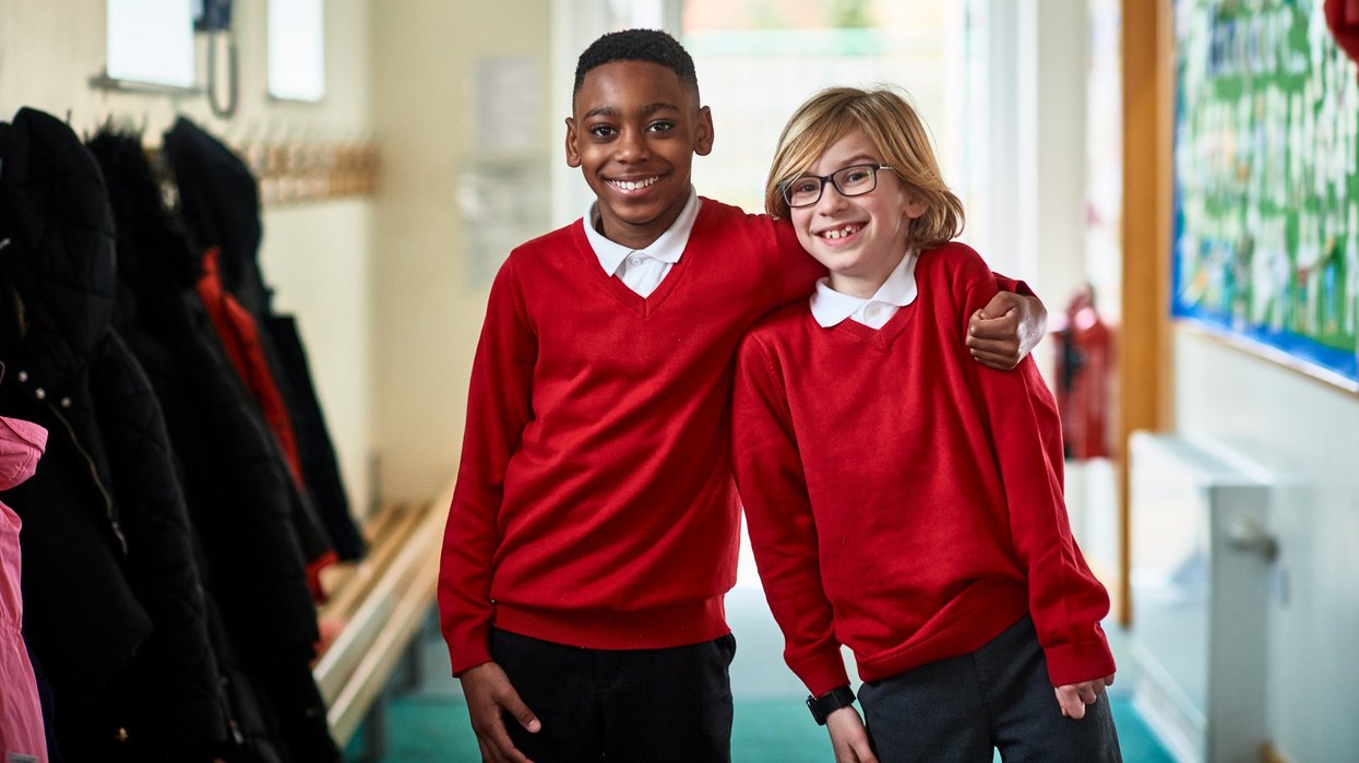 Students wearing jumpers