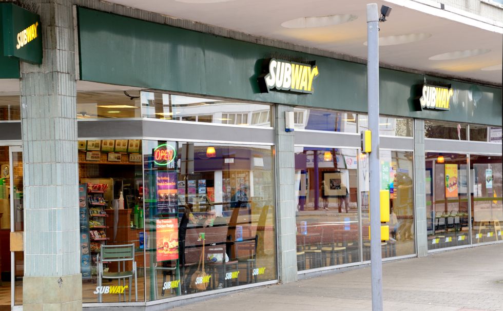 Subway store in London