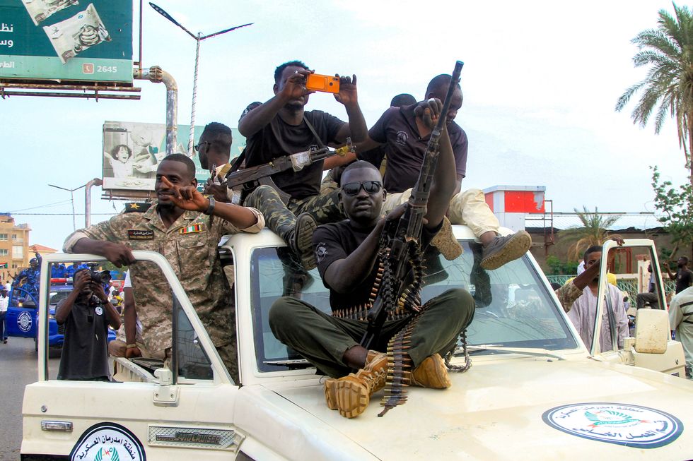 Sudanese soldiers