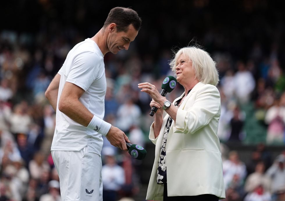 Sue Barker Andy Murray