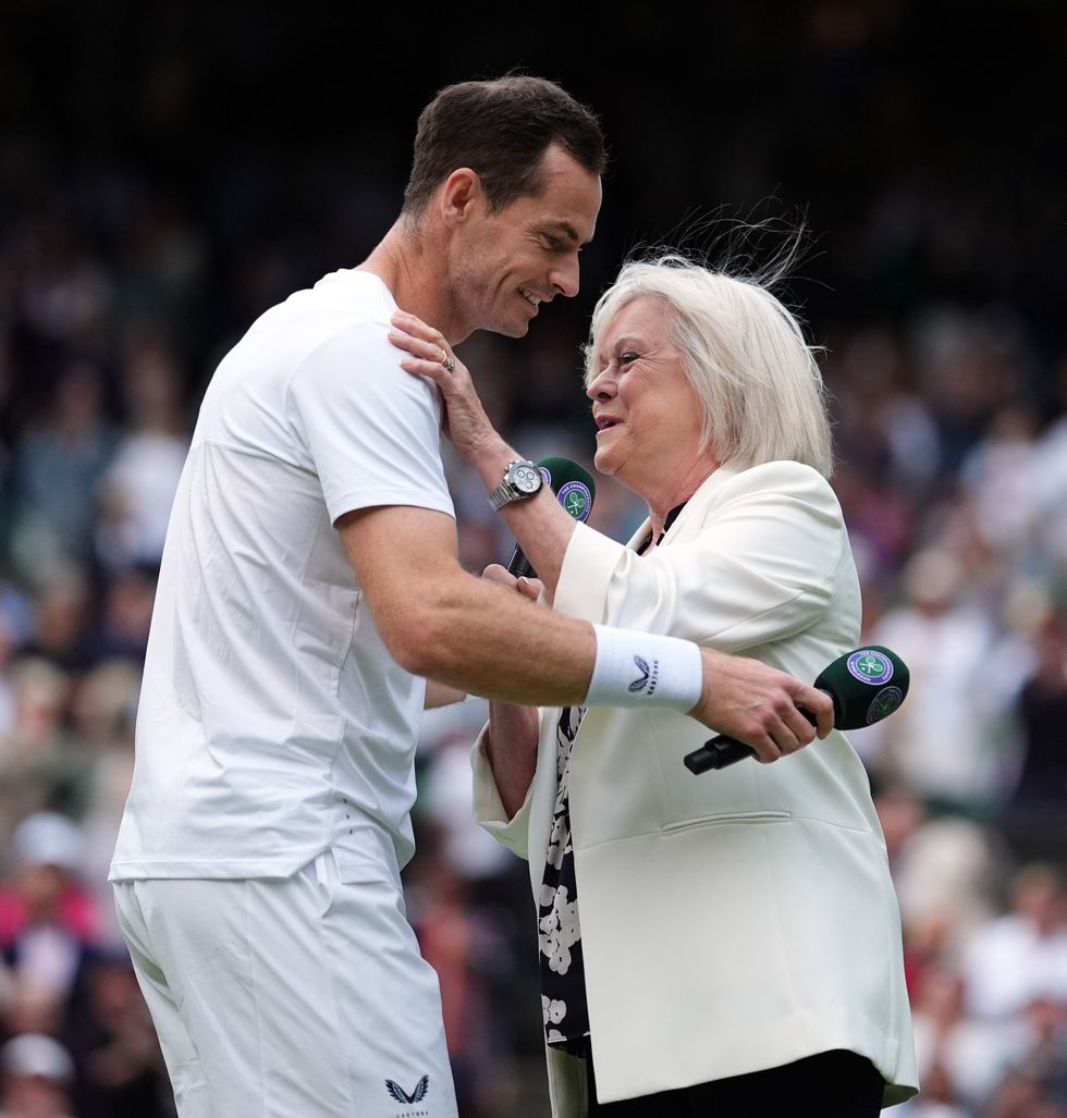 Sue Barker Andy Murray