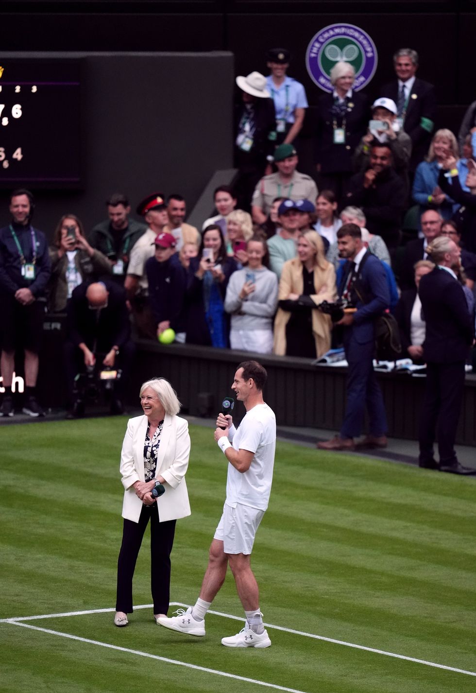 Sue Barker Andy Murray